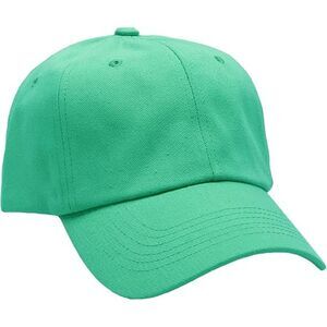 Unisex Light Green Washed Ponytail Adjustable Buckle Classic Baseball Plain Cap